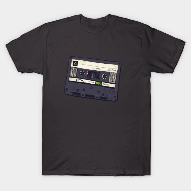 Cassette TDK D90 T-Shirt by PopMachine